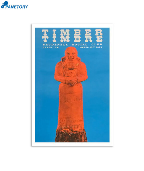Timber Timbre Brudenell Social Club Leeds Uk Apr 23 2024 Poster