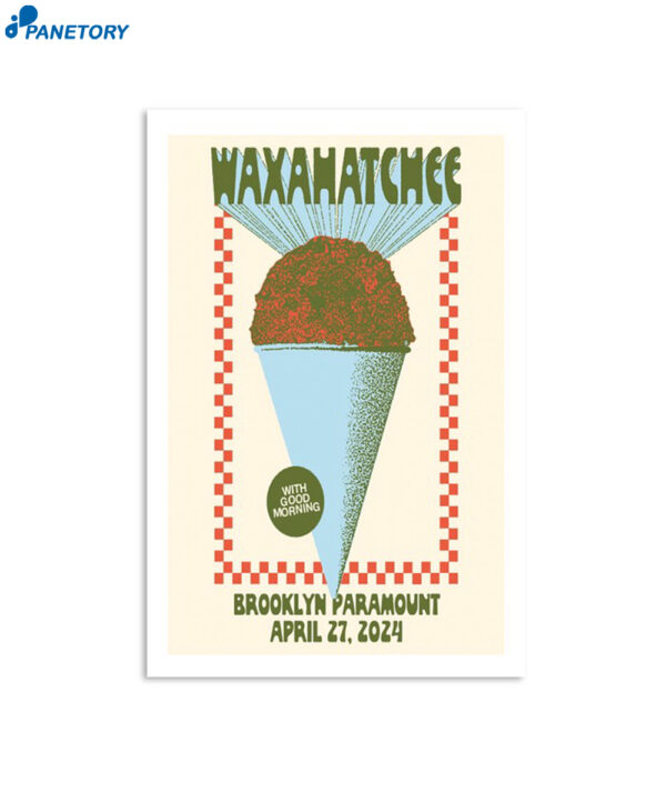 Waxahatchee Brooklyn Paramount Theater Ny April 27Th 2024 Poster