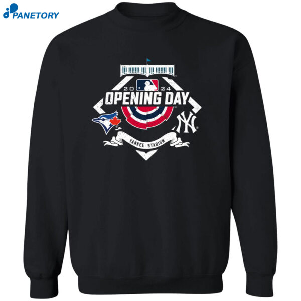 Yankees Blue Jays Opening Day 2024 Shirt 2