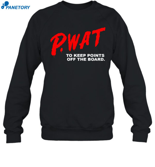 Peyton Watson P.wat To Keep Points Off The Board Shirt 1