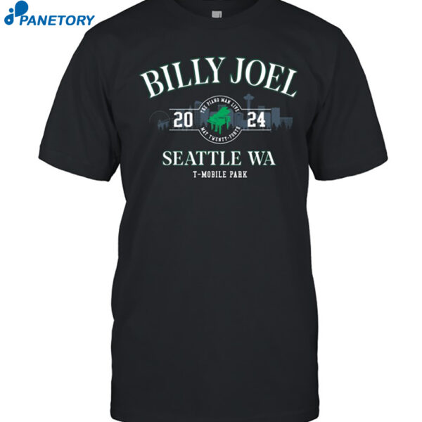 Billy Joel 5-24-2024 Seattle Wa Shirt