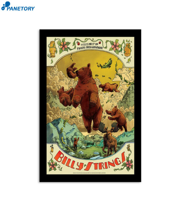 Billy Strings 2024 Greenwood Village Co Poster
