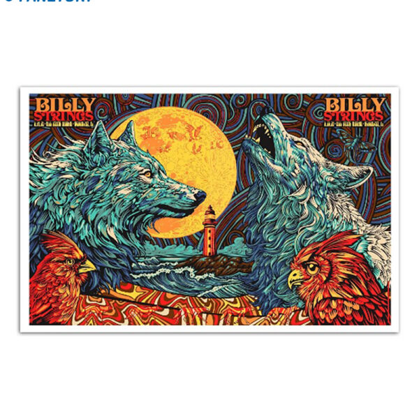 Billy Strings May 24-25 2024 Allstate Arena Rosemont Il Poster