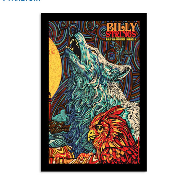 Billy Strings May 25 2024 Rosemont Il Poster