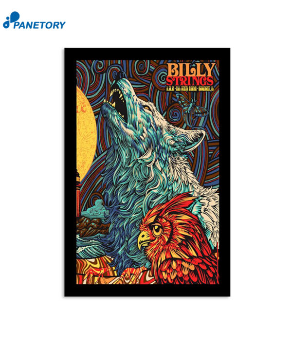 Billy Strings May 25 2024 Rosemont Il Poster