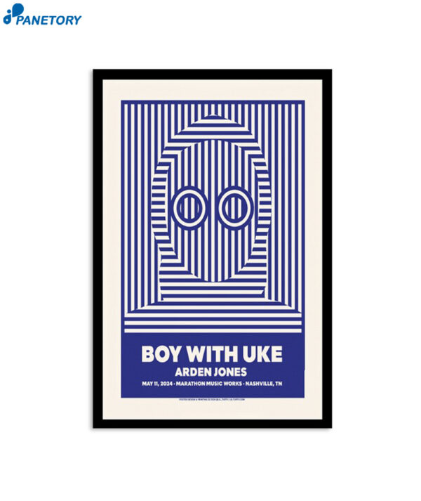 Boy With Uke May 11 2024 Marathon Music Works Nashville Tn Poster