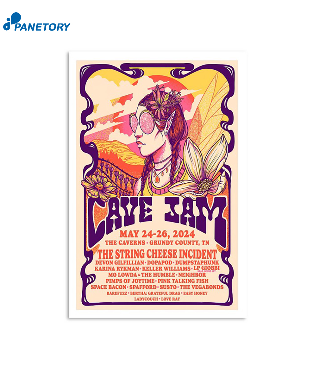 Cave Jam At The Caverns Amphitheater In Pelham Tn On May 24-26 2024 Poster 2 Cave Jam At The Caverns Amphitheater In Pelham Tn On May 24-26 2024 Poster