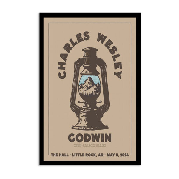 Charles Wesley Godwin May 8 2024 The Hall Little Rock AR Poster