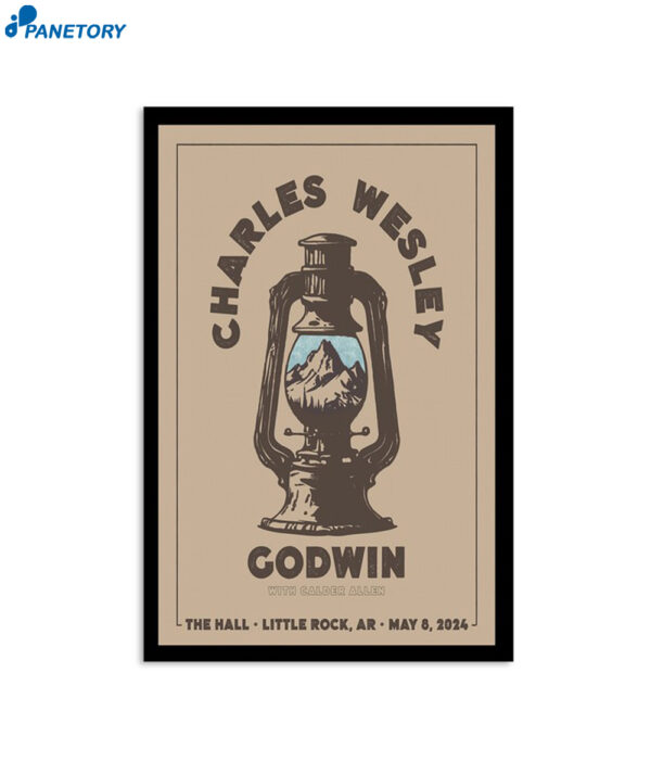Charles Wesley Godwin May 8 2024 The Hall Little Rock AR Poster