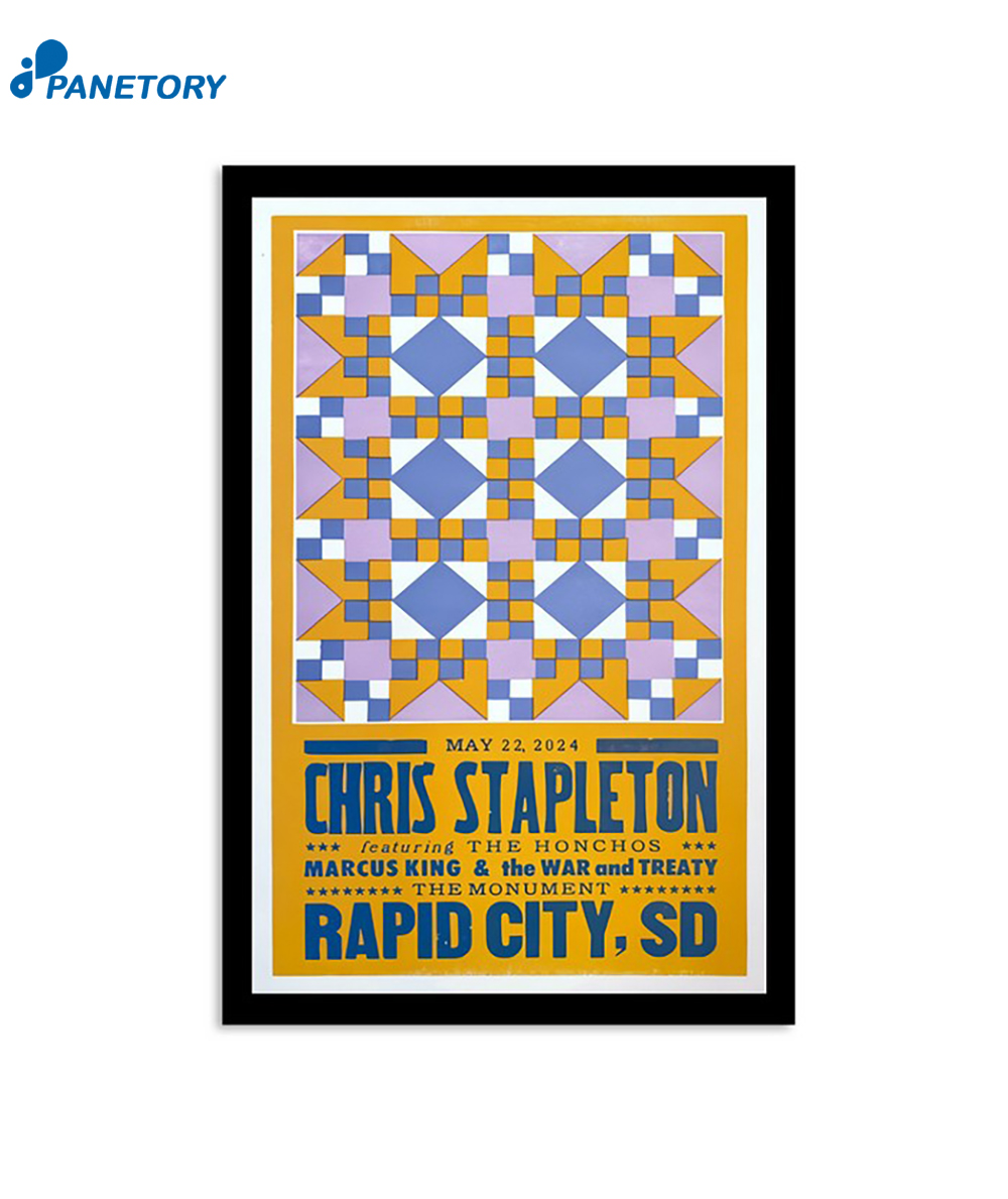 Chris Stapleton Show At The Monument On May 22 2024 Poster 2 Chris Stapleton Show At The Monument On May 22 2024 Poster