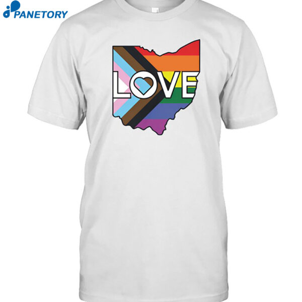 Cleco Ohio Love Progress Pride Shirt