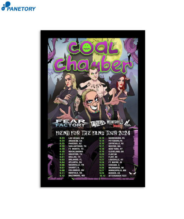 Coal Chamber Show 2024 Poster