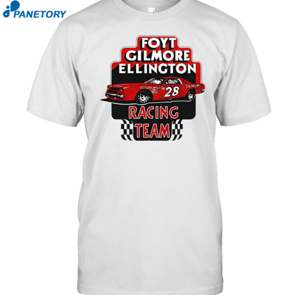 Dale Wearing Foyt Gilmore Ellington Racing Team Shirt