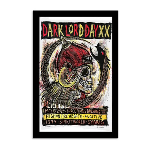 Dark Lord Day Xx Show Munster In May 18th 2024 Poster