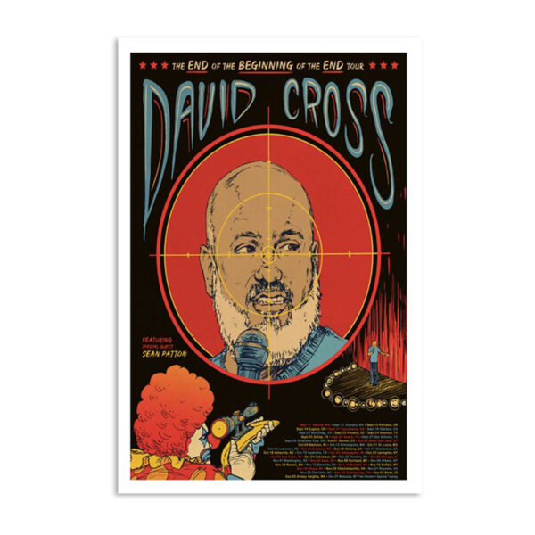 David Cross The End Of The Beginning Of The End Tour Poster