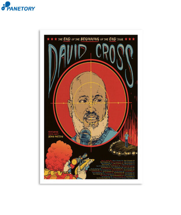 David Cross The End Of The Beginning Of The End Tour Poster