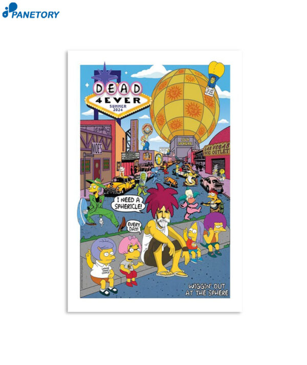 Dead And Co Tour At Sphere In Las Vegas Nv 2024 Poster