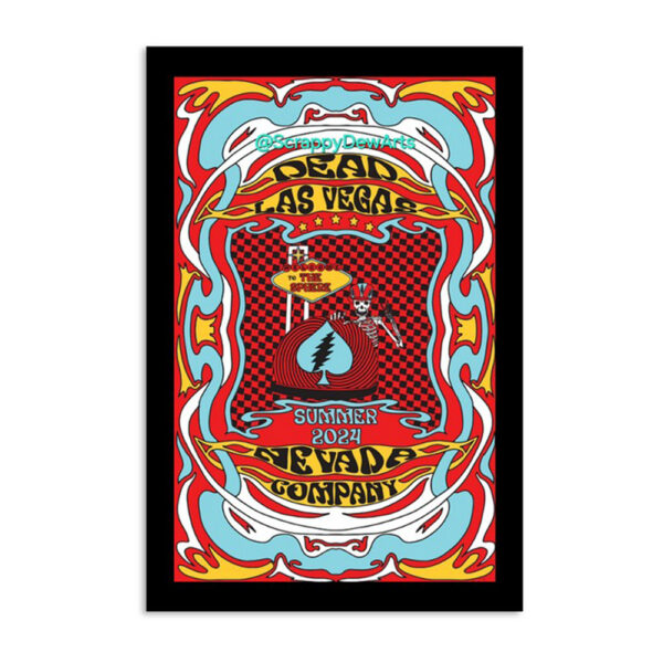 Dead And Co Show 2024 Sphere Las Vegas Poster