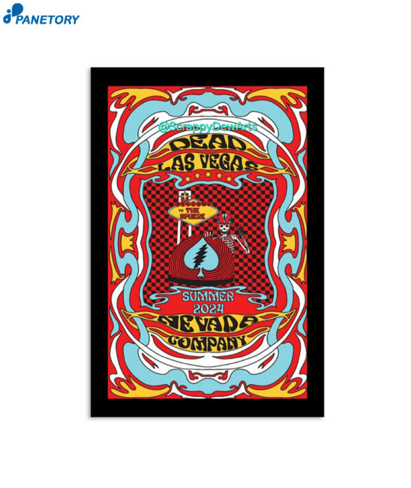 Dead And Co Show 2024 Sphere Las Vegas Poster