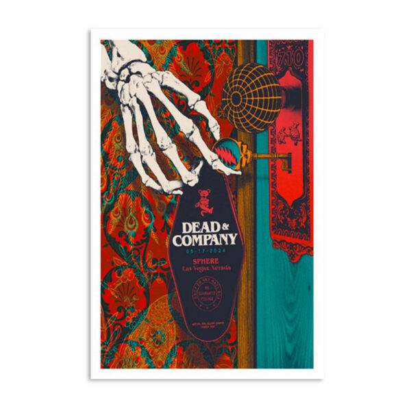 Dead & Company Poster May 17 2024 Sphere Las Vegas Nv Poster