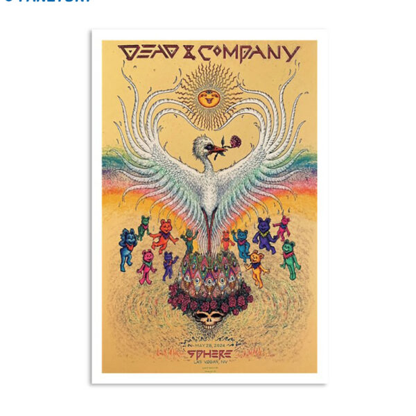 Dead & Company Sphere Las Vegas Nv May 26 2024 Poster