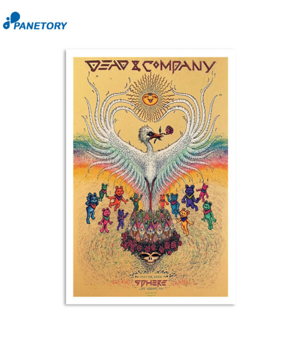 Dead & Company Sphere Las Vegas Nv May 26 2024 Poster