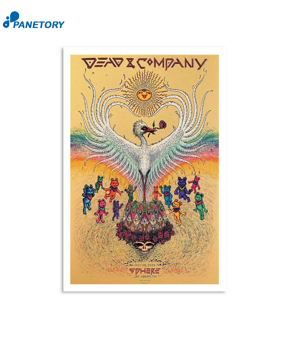 Dead & Company Sphere Las Vegas Nv May 26 2024 Poster 2 Dead & Company Sphere Las Vegas Nv May 26 2024 Poster