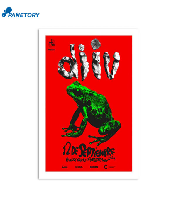 Diiv Band Buenos Aires Argentina Sep 12 2024 Poster