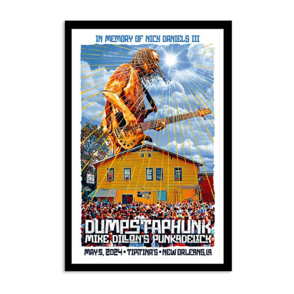 Dumpstaphunk At Tipitina's In New Orleans La On May 5 2024 Poster