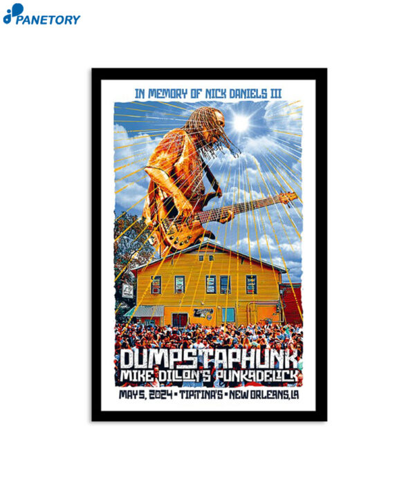 Dumpstaphunk At Tipitina's In New Orleans La On May 5 2024 Poster