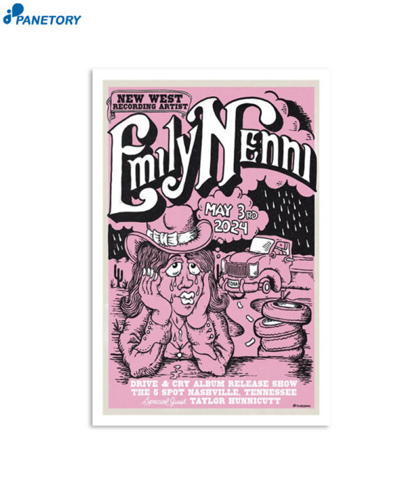 Emily Nenni Nashville Poster The 5 Spot May 3 2024 Poster
