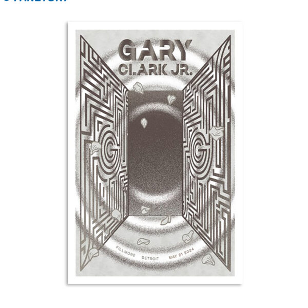 Gary Clark Jr The Fillmore Detroit Mi May 21 2024 Poster
