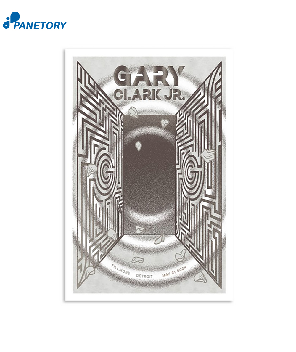 Gary Clark Jr The Fillmore Detroit Mi May 21 2024 Poster 2 Gary Clark Jr The Fillmore Detroit Mi May 21 2024 Poster