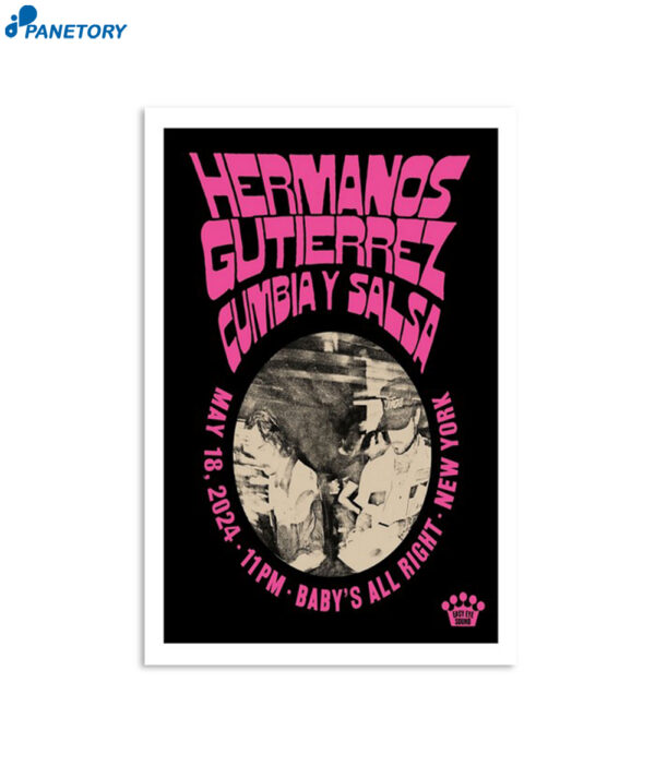 Hermanos Gutierrez Show In Brooklyn Ny May 18 2024 Poster