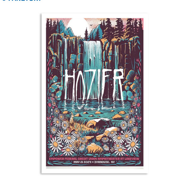 Hozier Empower Federal Credit Union Amphitheater At Lakeview Syracuse NY May 21 2024 Poster