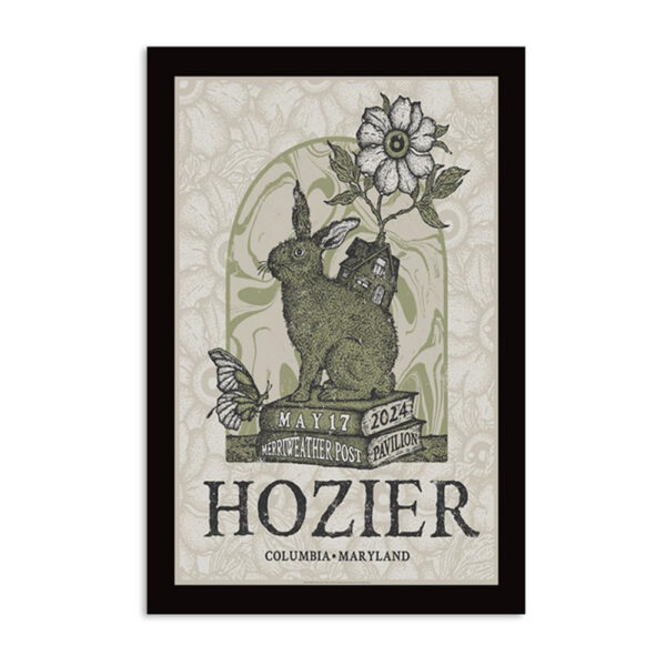 Hozier Merriweather Post Pavilion Columbia Md May 17 2024 Poster