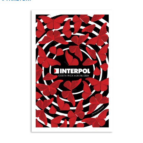 Interpol San José Costa Rica May 24 2024 Poster