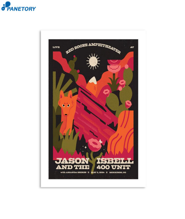 Jason Iabell And The 400 Unit May 3Rd 2024 Morrison Co Poster
