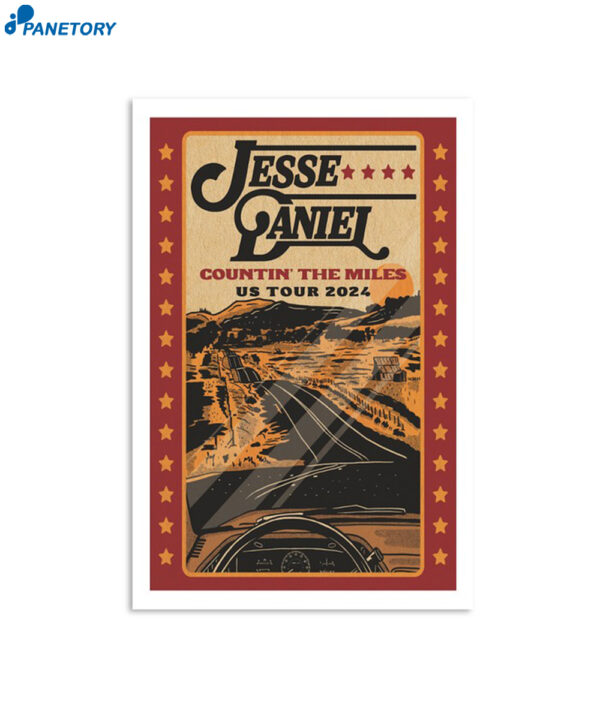 Jesse Daniel Tour Us 2024 Poster