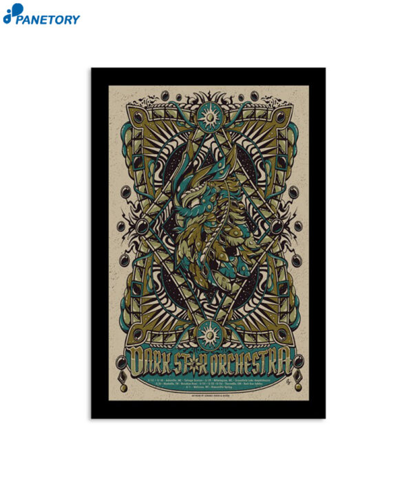 Dark Star Orchestra Show Spring 2024 Poster