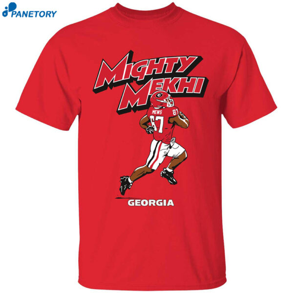 Mighty Mekhi Mews Georgia Football Shirt