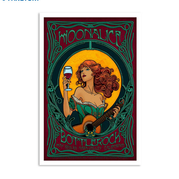 Moonalice Bottlerock Napa Valley Ca May 25 2024 Poster