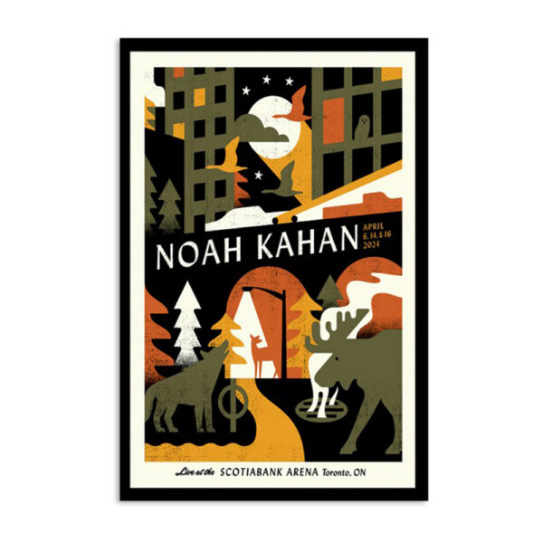 Noah Kahan Toronto On 2024 Poster