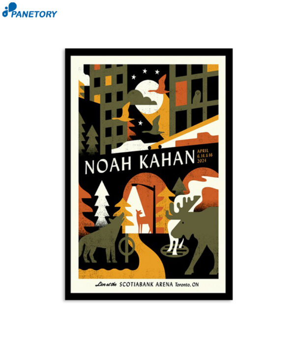 Noah Kahan Toronto On 2024 Poster