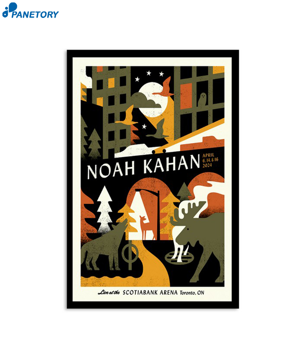 Noah Kahan Toronto On 2024 Poster 2025