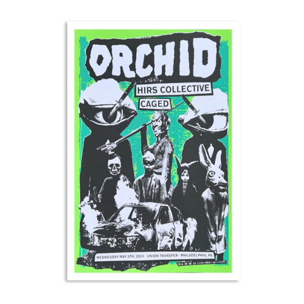 Orchid Union Transfer Philadelphia Pa May 8 2024 Poster Poster