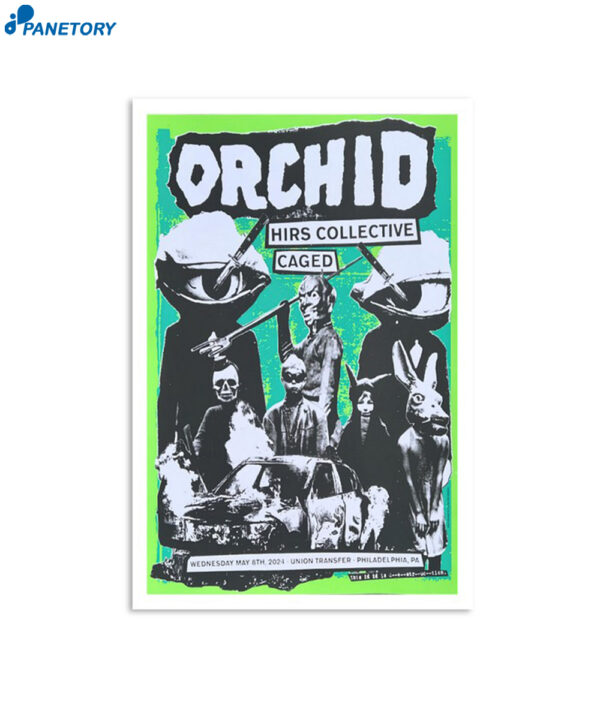 Orchid Union Transfer Philadelphia Pa May 8 2024 Poster Poster