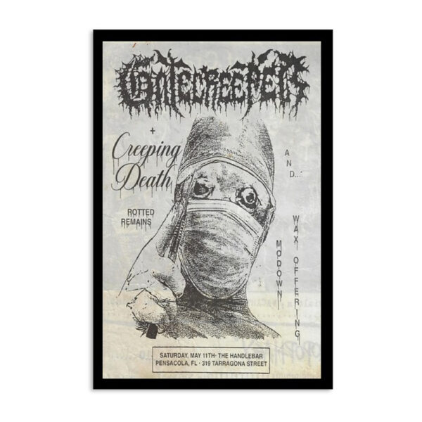 Pensacola Fl May 11 2024 Gatecreeper Tour Poster