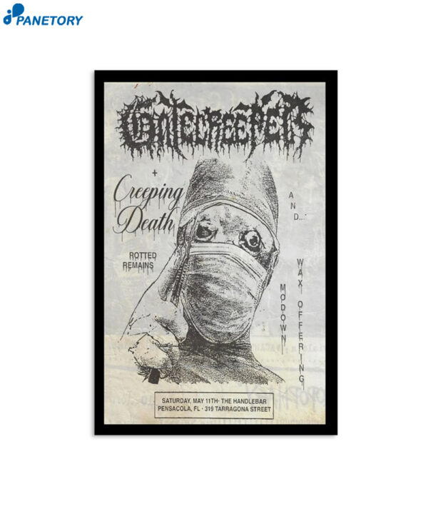 Pensacola Fl May 11 2024 Gatecreeper Tour Poster