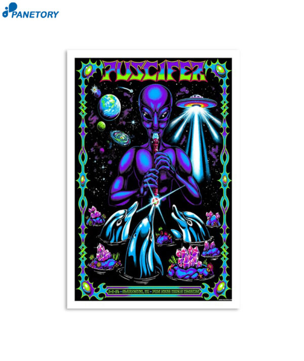 Puscifer Poster May 2 2024 Pine Knob Music Theatre Clarkston MI Poster